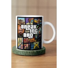 Mithor Shop Breaking Bad Gta Style Fan Art Baskılı Kupa