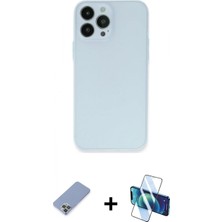 Pileli Store Pilelistore™ iPhone 13 Pro Kılıf Atlas Minimal Prime - Siyah 3D Antistatik Seramik Nano Ekran Koruyucu + Metal Kamera Lens Koruma Cam - Kuyl
