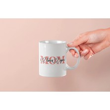 Mithor Shop ’’ı Love You Mom’’ Yazılı Tasarım Kupa - Anneler Günü Hediyesi