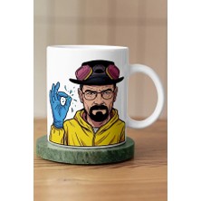 Mithor Shop Breaking Bad Walter White Illüstrasyon Fan Art Tasarım Kupa