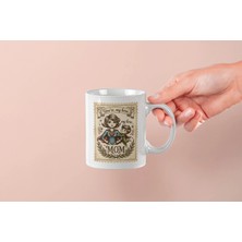 Mithor Shop ’’you’re My Hero’’ Vintage Posta Pulu Tasarımlı Süper Anne Tasarım Kupa
