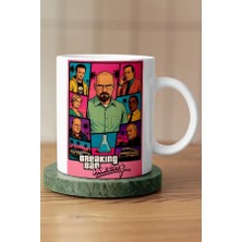 Mithor Shop Vice City Temalı Breaking Bad Fan Art Kupa
