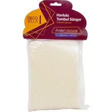 DecoBella Havlulu Tombul Sünger 70165 - Krem