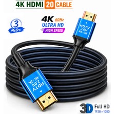 Anktek 4K HDMI 2.0 Kablo 3D Ultra Hd 4K@60Hz 18 Gpbs Hızlı ve Net Ses - Görüntü Aktarır (3 Mt)