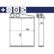Mahle Zengemtx Kalorifer Radyatoru Mercedes W169 04 12 W245 05 11 . Mini R56 06 13 R55 10 14 R60 10 16