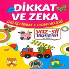 Renas Store Yaz-Sil Dikkat Zeka Bitmeyen Yazı Defteri+Tahta Kalem