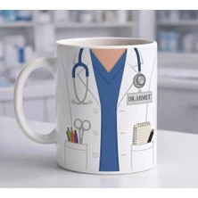 BB Design Kişiye Özel Erkek Doktor Isimli Kupa Bardak