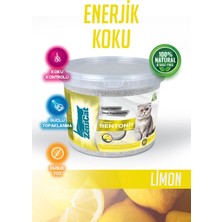 ZeniCat Limonlu Bentonit Kedi Kumu 5 Lt – İnce Taneli, Güçlü Topaklanan, Koku Kontrolü, Doğal Kum