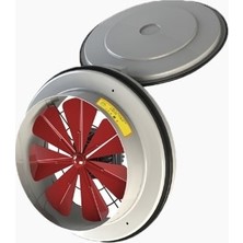 Fanex Aksiyel Aspiratör PKA-250 Ka Kapaklı 350-800 m³/h Emiş Gücü ile 35-50 Watt Güç