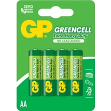 GP Greencel R6 AA Boy Çinko Kalem Pil 4'lü Paket GP15G-U4