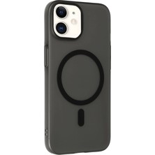 Zenvia Mey Ithalat®   iPhone 12 Tuna Pc Slim Magsafe Kapak - Siyah