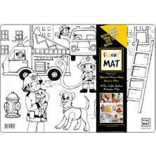 Renas Store Funny Mat- Itfaiyeler - 33,5X48CM
