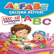 Renas Store Yaz-Sil Alfabe Bitmeyen Yazı Defteri+Tahta Kalemi