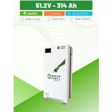 Orbit 51.2 V 314 Ah 16 Kw Lityum Lifepo4 Akü