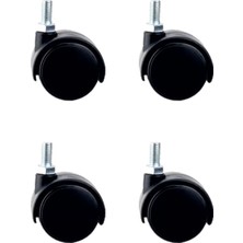 Renas Store Büyük Plastik Vidalı Teker - 50MM HKS127 - 4 Adet