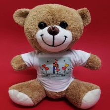 Renas Store Tişörtlü Kahverengi Peluş Ayıcık