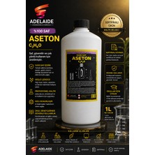 Adelaide %100 Saf Aseton 1 Lt (Analiz Sertifikalı)