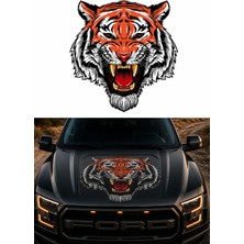 Sticker Usta Kaplan Tiger Sticker Araba Oto Motosiklet Karavan Sticker 00246