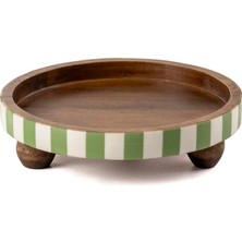 Cora Home Verde Ayaklı Sunum 25X6 cm