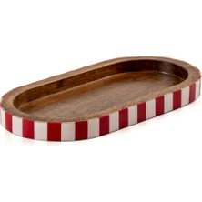 Cora Home Rosso Oval Sunum 30X15X3 cm