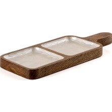 Cora Home Perla 2'li Sunum Tabağı 32X12 cm