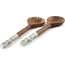Cora Home Botanica 2'li Servis Seti 30X8 cm