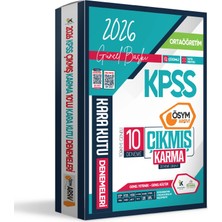 Karakutu Yayınları 2026 KPSS Ortaöğretim GY-GK ÖSYM Arşivi 10lu Deneme Paketi Dijital Çözümlü Mesleki Hazırlık