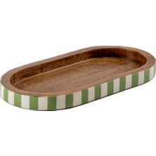 Cora Home Verde Oval Sunum 30X15X3 cm