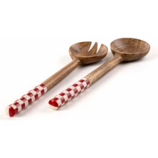 Cora Home Rosso Dama 2'li Servis Seti 30X8 cm