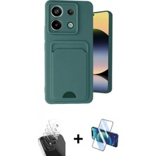 Pileli Store Pilelistore™ Redmi Note 13 Pro 5g Kılıf Vadi Çizgi Prime - Siyah 3D Antistatik Seramik Nano Ekran Koruyucu + Kamera Lens Koruma Cam - Sf