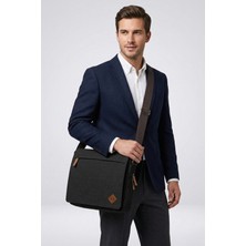 GK12 KANVAS POSTACI YAN ÇAPRAZ KÖRÜKLÜ EVRAK DİZÜSTÜ LAPTOP NOTEBOOK MACBOOK TABLET GÜNLÜK KULLANIM