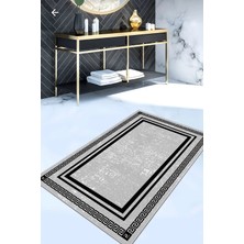 Ardizayn Zincir 80x120cm Kaymaz, Dökülmez, Organik Pamuk Dokuma Taban Banyo Paspası