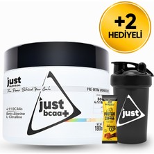 Just Nutrition BCAA Amino Asit Tozu 180 Gr 15 Servis Karışık Meyve + Shaker + Protein Kahve Hediyeli