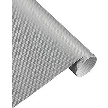 Uravas Store Hava Kanallı Gri Karbon Araba Kaplama Folyosu 152 cm x 50 cm