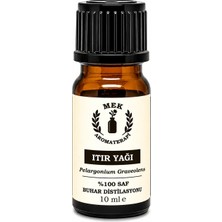 MEK Aromaterapi Itır / Geranium Yağı 10 ml - Pelargonium Graveolens - %100 Saf