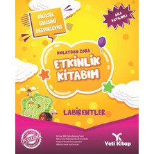 Yeti Kitap Kolaydan Zora Labirentler Kitabım Feyyaz Ulaş 6 - 8 Yaş Dikkat & Zeka Geliştirme