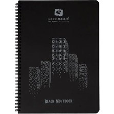 Alex Schoeller A6 Siyah Defter 60 Sayfa ALX-1620