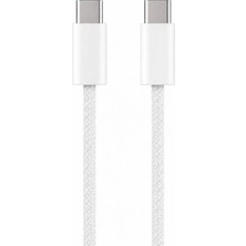 Micflip A01 Type-C To Type-C Pd Data ve Şarj Kablosu 1.2m Beyaz