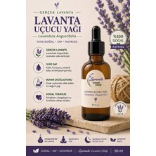 Lavande Lavanta Çiftliği Lavanta Yağı (L. Angustifolia) 50ml-Cam Damlalıklı