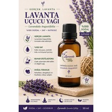 Lavande Lavanta Çiftliği Lavanta Yağı (L. Angustifolia) 50ml-İçten Damlalıklı