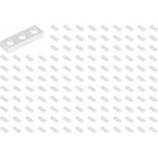 LEGO Yedek Parçalar: Plate 1x3: 100 Adet 1x3 Plate Parts Plaka Parças Beyaz - White Plate 3623