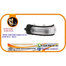 Dikiz Ayna Sinyali Sol Corolla 2010-2012/ Auris 2009-2011