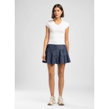 Lee Cooper Beyaz Kadın T-Shirt 262 Lcf 242008 Rosette Beyaz