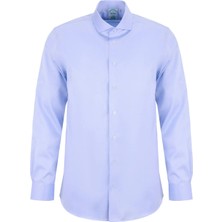 Brooks Brothers Mavi Erkek Italyan Slim Fit Gömlek BBSS26MSH036