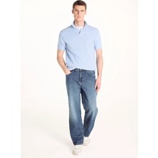 Ted Baker Lacivert Erkek Denim Pantolon TBMRDN2003