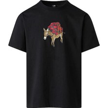 The North Face NF0A8G9FJK31-M Donkey Taxı Relaxed Siyah Yuvarlak Regular Fit Baskılı Erkek T-Shirt