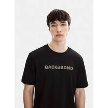 Back And Bond Siyah Erkek T-Shirt B35S10049