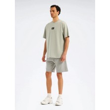 Reebok Lc 6161 Tuche Tee Gri Yuvarlak Regular Fit Düz Erkek T-Shirt