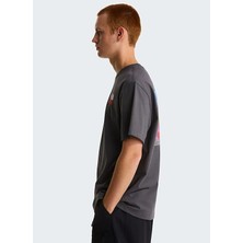 The North Face NF0A8GB2RHI1-M 1966 Flora Relaxed Gri Yuvarlak Yaka  Regular Fit Baskılı Erkek T-Shirt