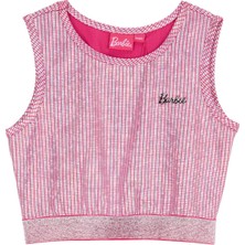 Barbie Pembe Kız Çocuk Desenli Bluz BRB6SG-BLZ6003